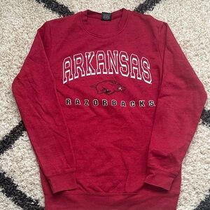 Arkansas Razorbacks Red crewneck